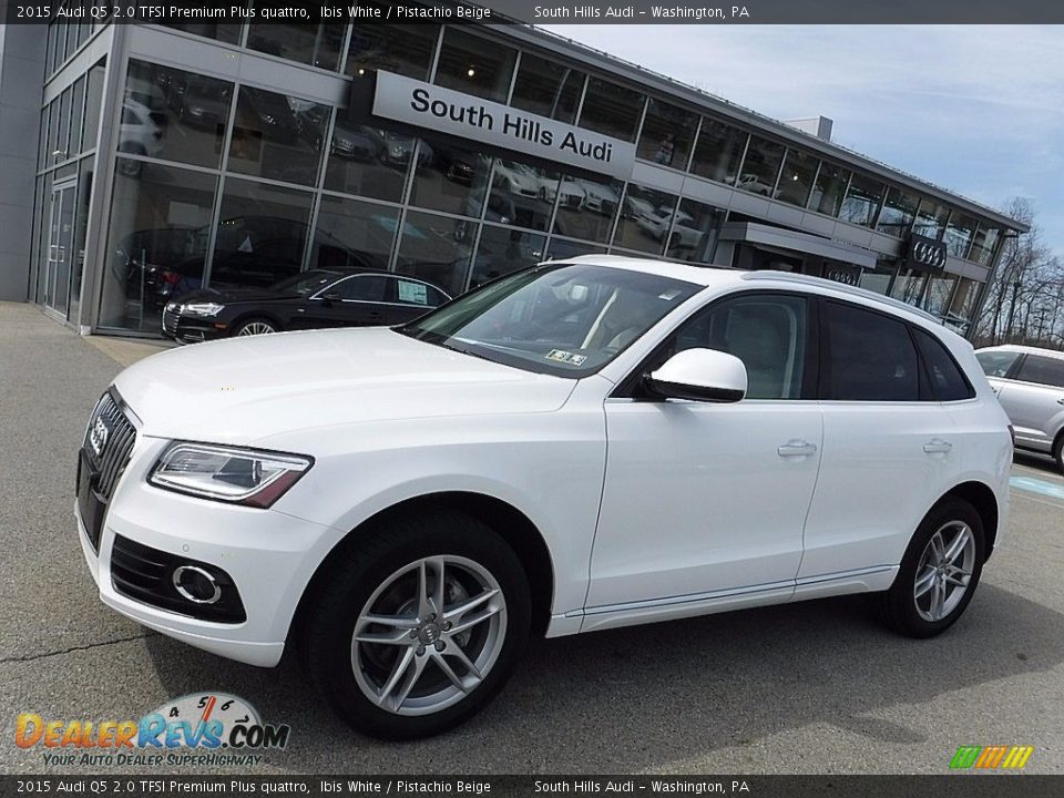 2015 Audi Q5 2.0 TFSI Premium Plus quattro Ibis White / Pistachio Beige Photo #1