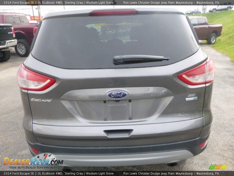 2014 Ford Escape SE 2.0L EcoBoost 4WD Sterling Gray / Medium Light Stone Photo #5
