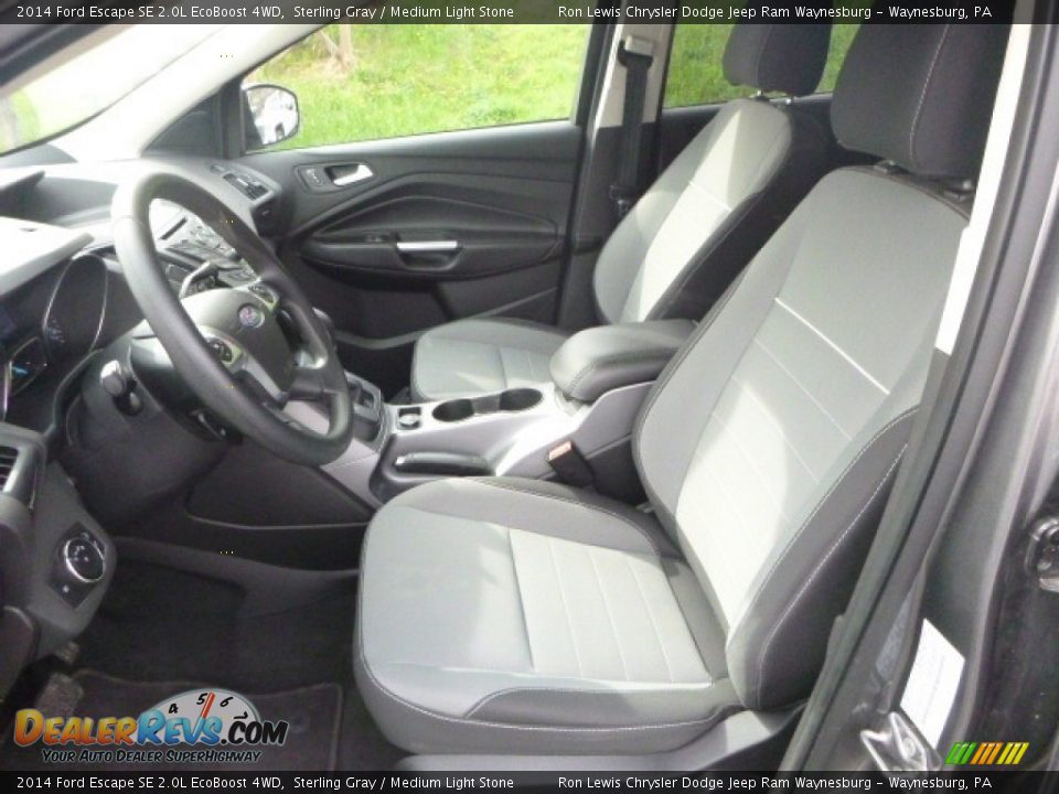 2014 Ford Escape SE 2.0L EcoBoost 4WD Sterling Gray / Medium Light Stone Photo #15
