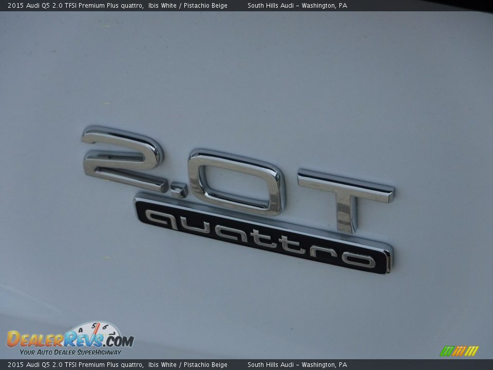 2015 Audi Q5 2.0 TFSI Premium Plus quattro Ibis White / Pistachio Beige Photo #13