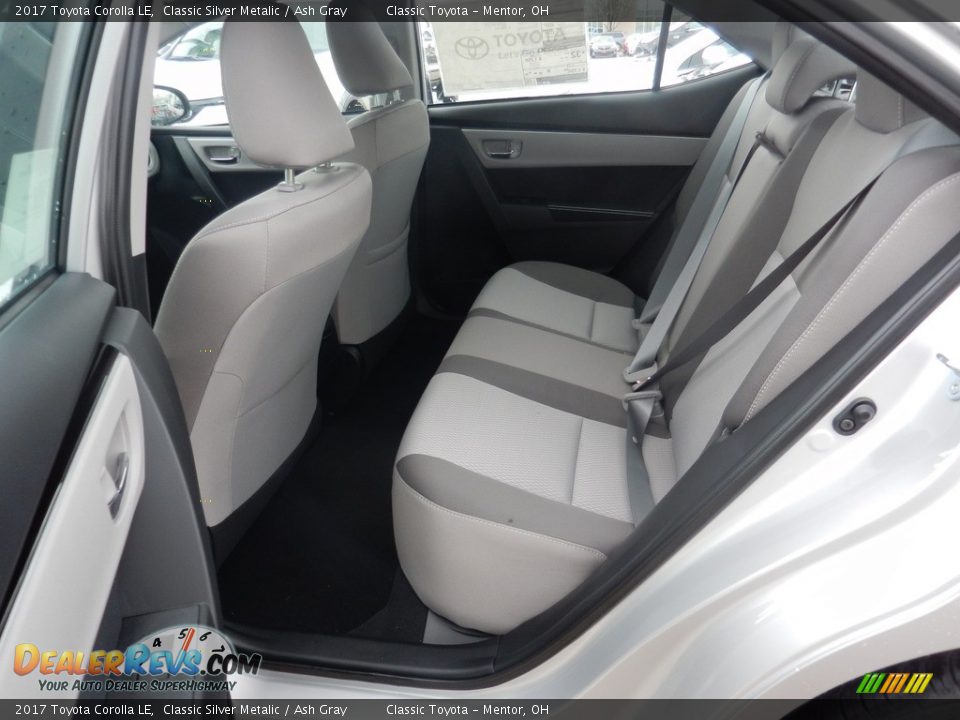 Rear Seat of 2017 Toyota Corolla LE Photo #5