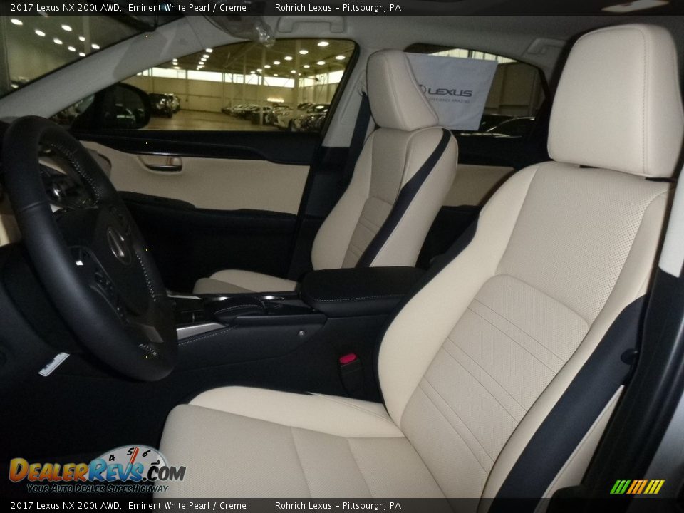 Front Seat of 2017 Lexus NX 200t AWD Photo #6