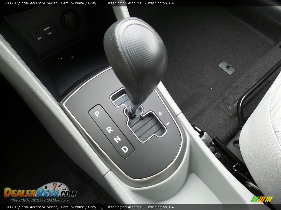 2017 Hyundai Accent SE Sedan Century White / Gray Photo #23