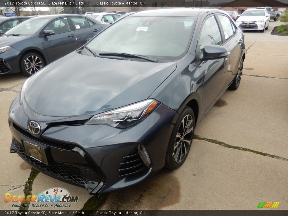 2017 Toyota Corolla SE Slate Metallic / Black Photo #1