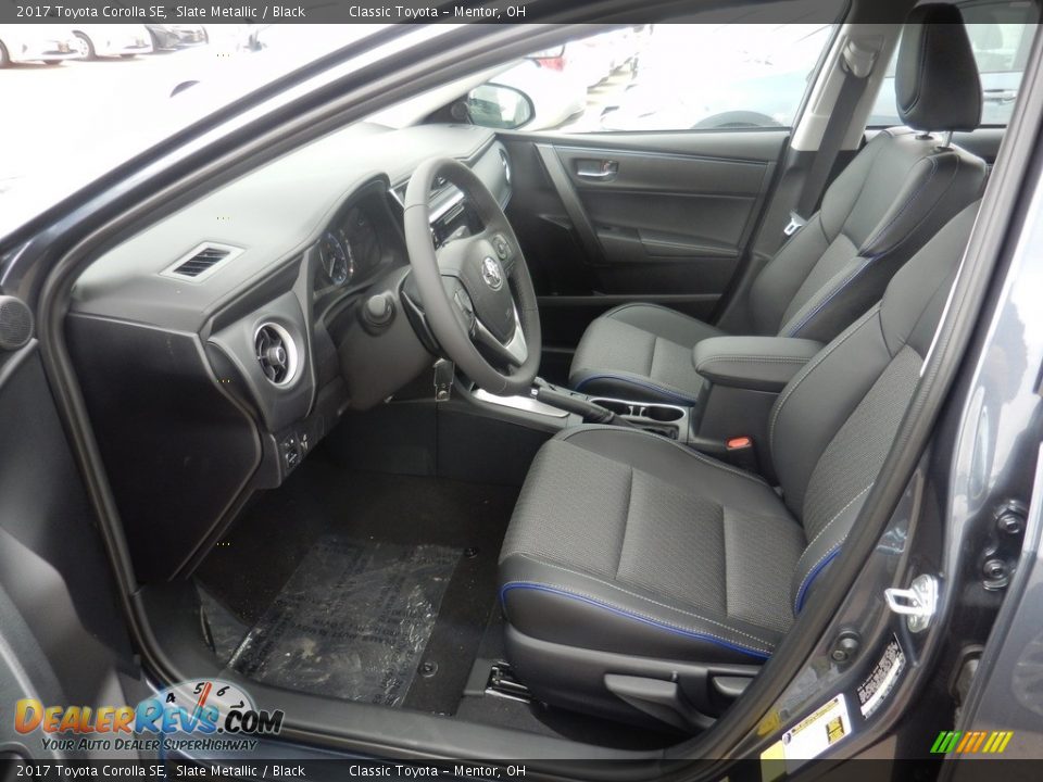 2017 Toyota Corolla SE Slate Metallic / Black Photo #3