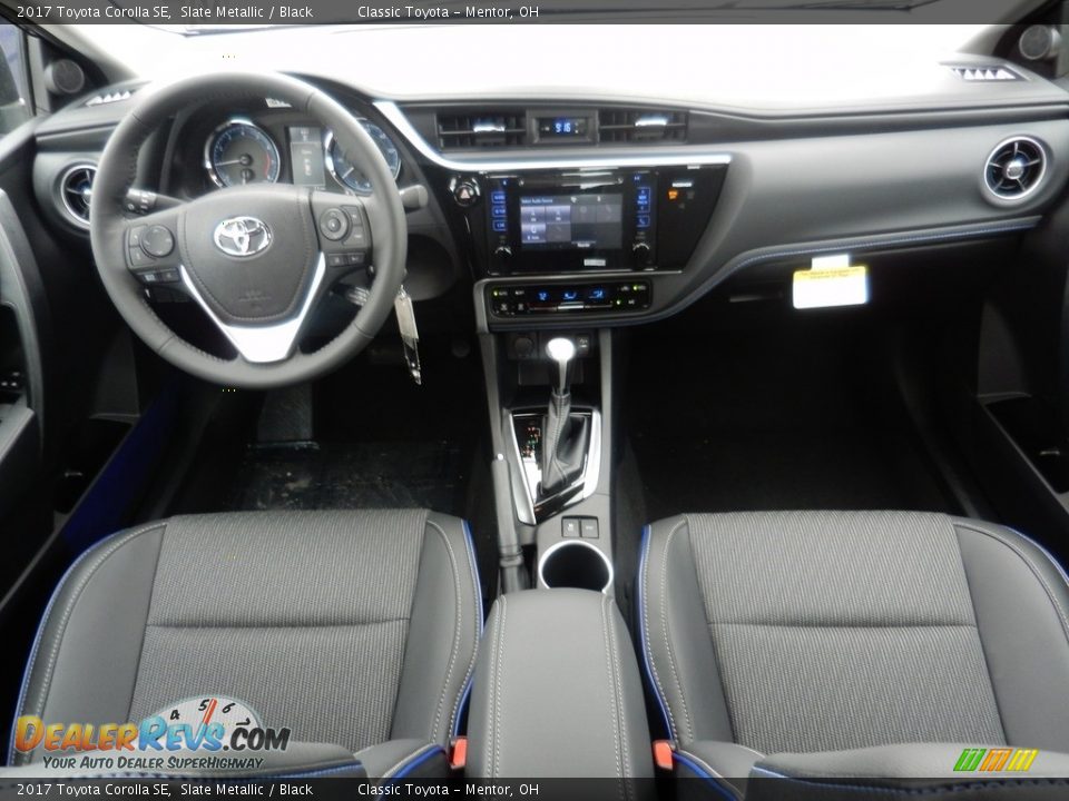 2017 Toyota Corolla SE Slate Metallic / Black Photo #4