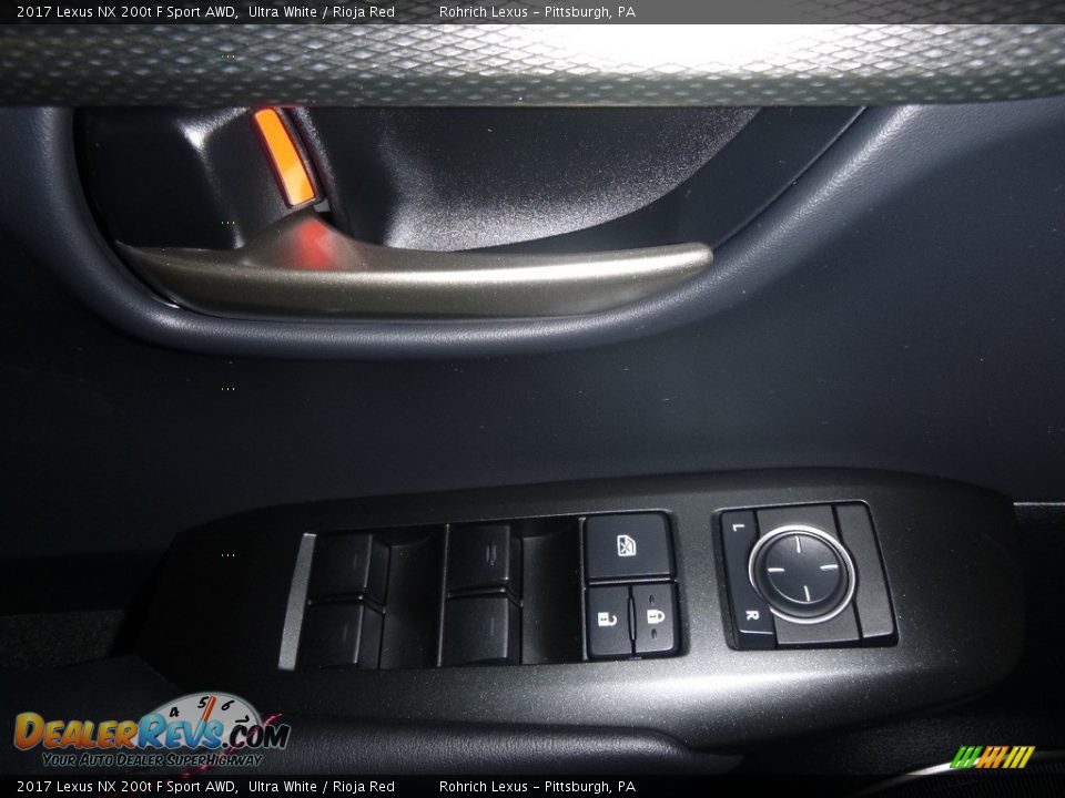 2017 Lexus NX 200t F Sport AWD Ultra White / Rioja Red Photo #9