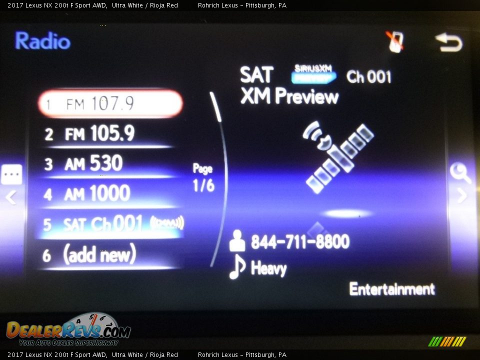 2017 Lexus NX 200t F Sport AWD Ultra White / Rioja Red Photo #12