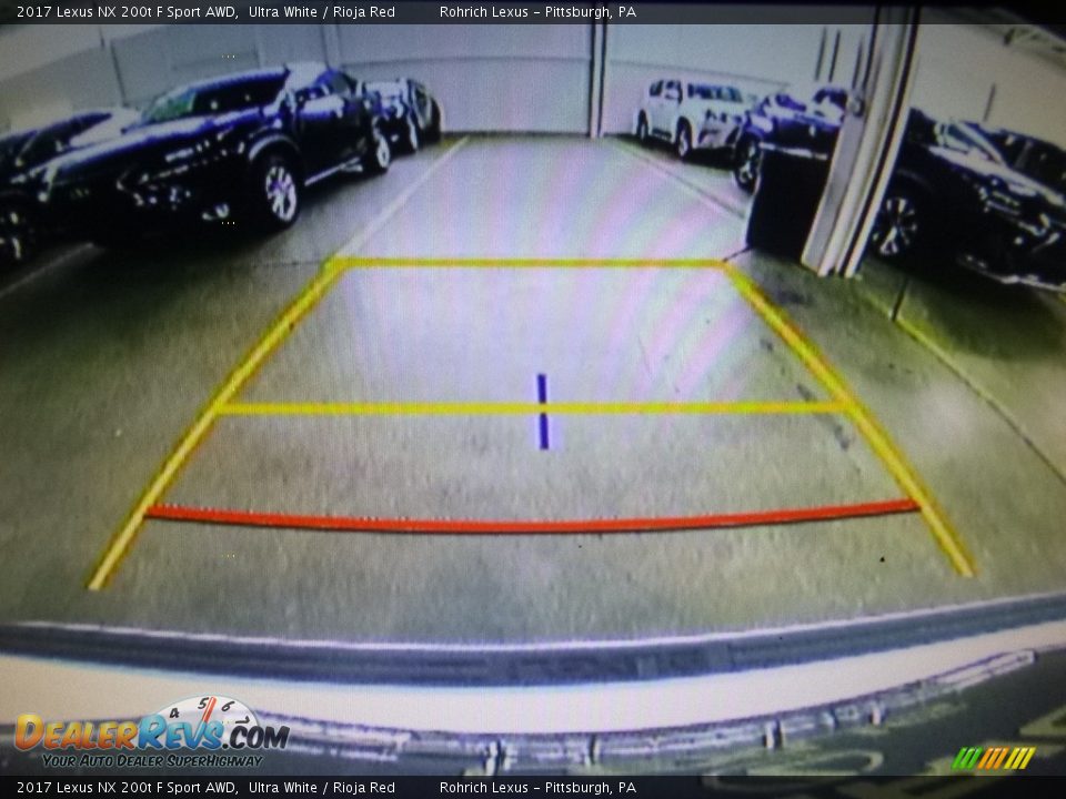2017 Lexus NX 200t F Sport AWD Ultra White / Rioja Red Photo #13