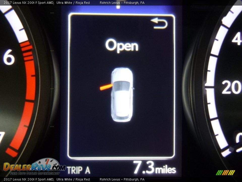 2017 Lexus NX 200t F Sport AWD Ultra White / Rioja Red Photo #15