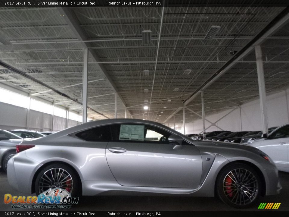 Silver Lining Metallic 2017 Lexus RC F Photo #2