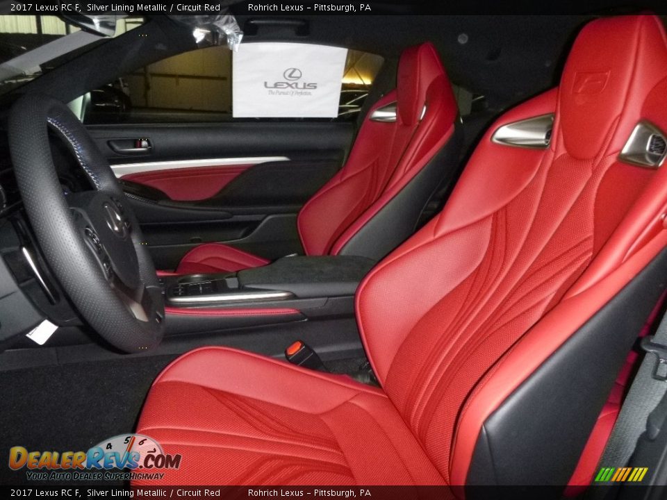 Front Seat of 2017 Lexus RC F Photo #6