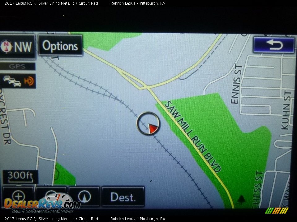 Navigation of 2017 Lexus RC F Photo #12