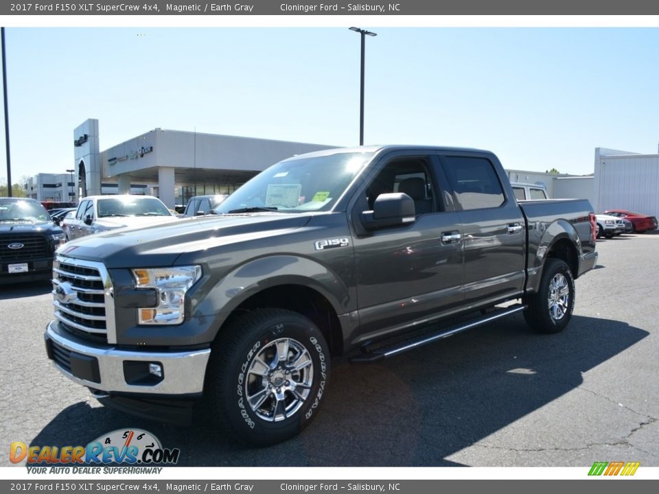 2017 Ford F150 XLT SuperCrew 4x4 Magnetic / Earth Gray Photo #3