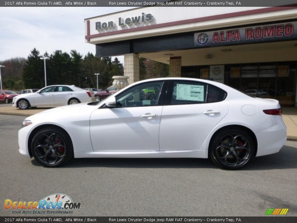 2017 Alfa Romeo Giulia Ti AWD Alfa White / Black Photo #4