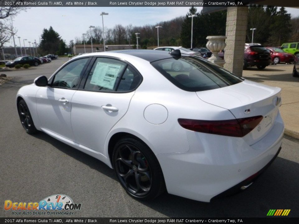 2017 Alfa Romeo Giulia Ti AWD Alfa White / Black Photo #5