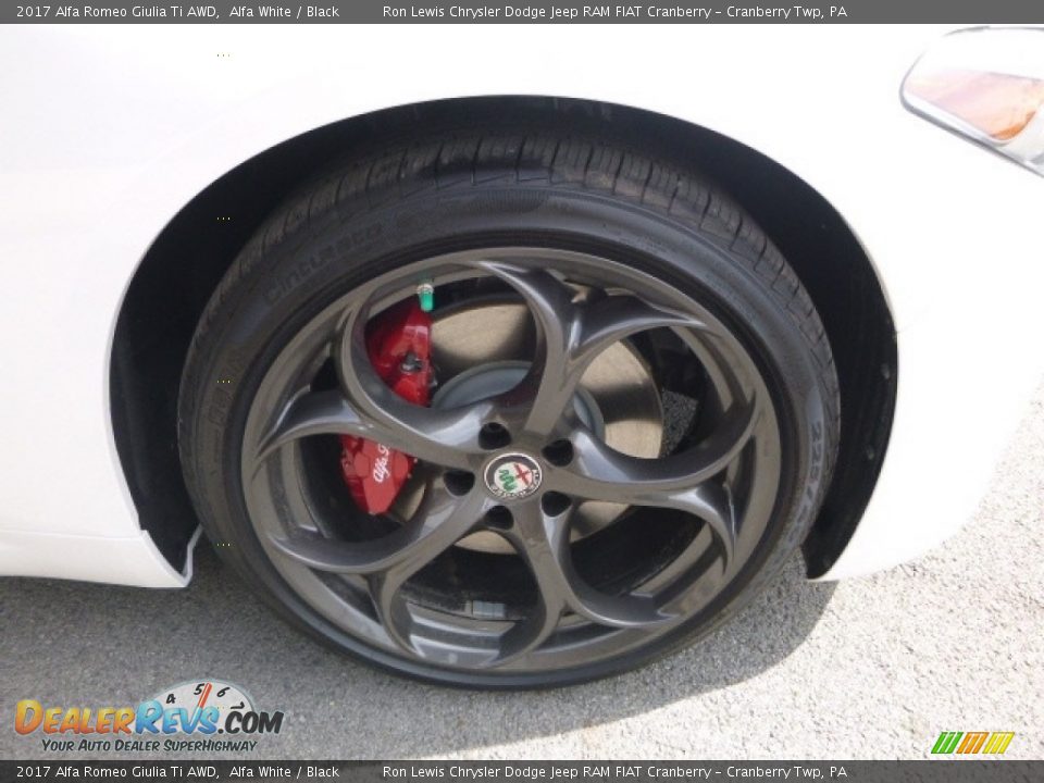 2017 Alfa Romeo Giulia Ti AWD Alfa White / Black Photo #14
