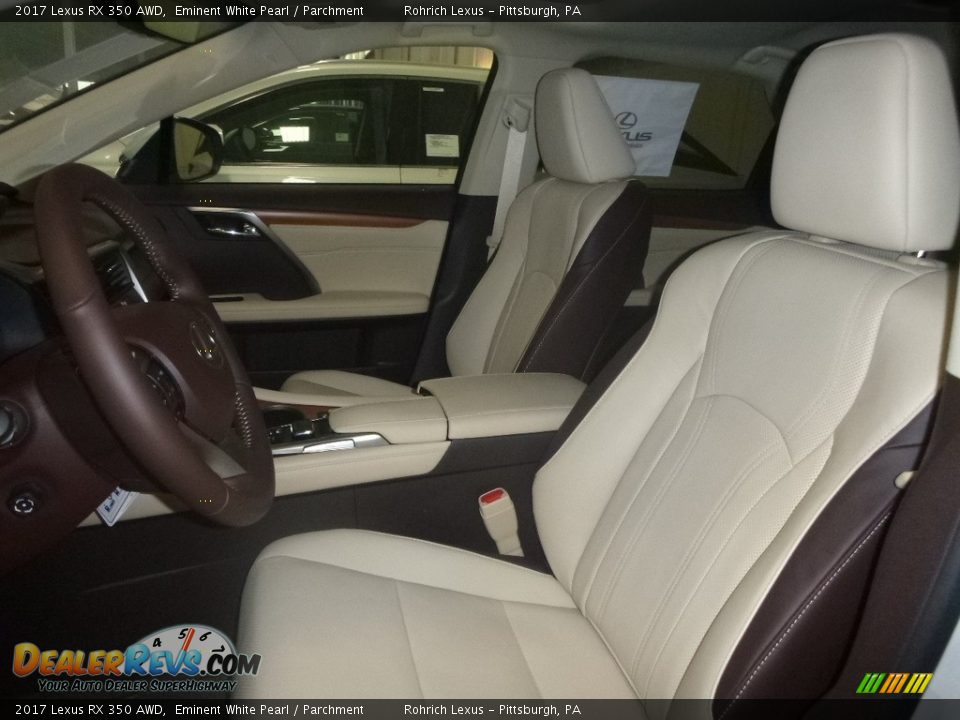 Front Seat of 2017 Lexus RX 350 AWD Photo #6