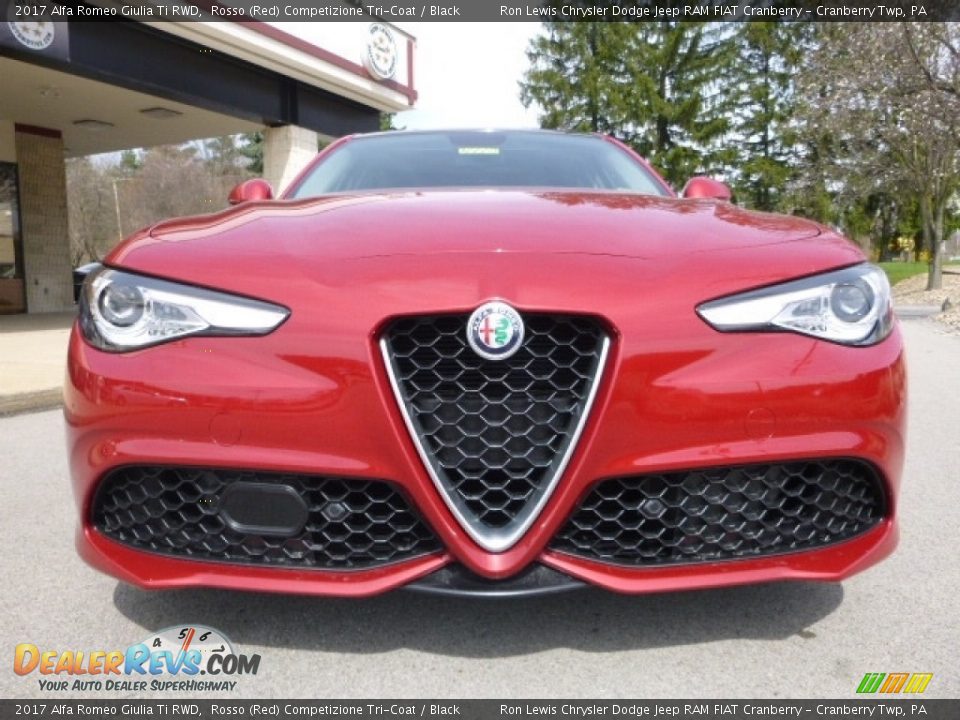 Rosso (Red) Competizione Tri-Coat 2017 Alfa Romeo Giulia Ti RWD Photo #12