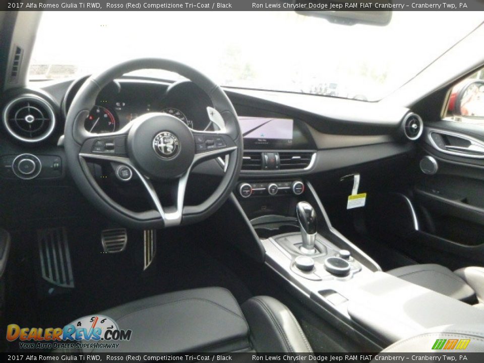 Front Seat of 2017 Alfa Romeo Giulia Ti RWD Photo #17