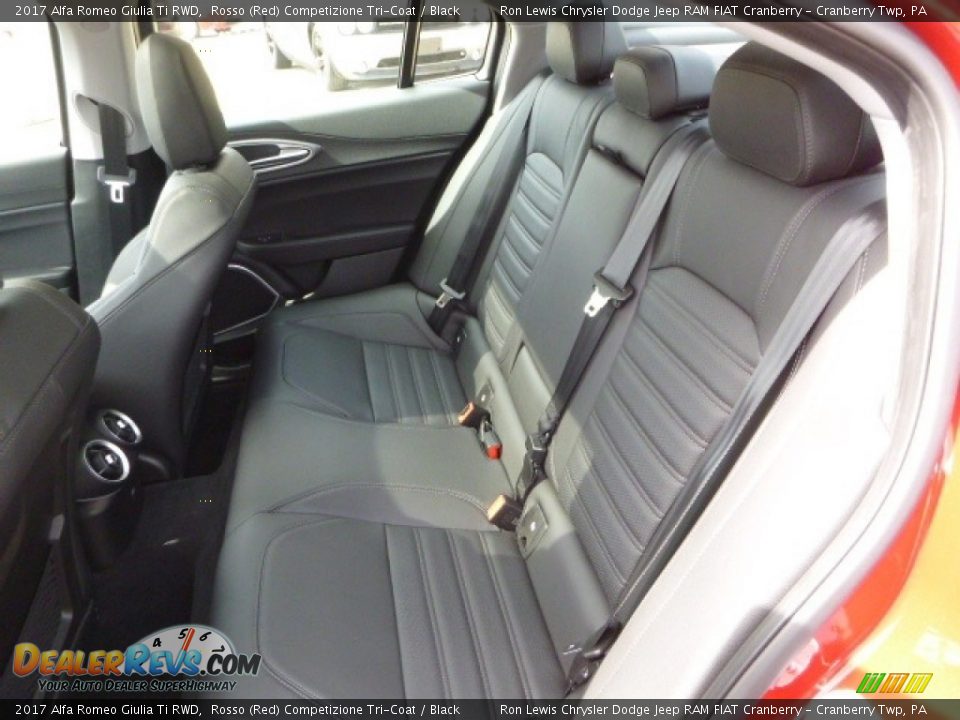 Rear Seat of 2017 Alfa Romeo Giulia Ti RWD Photo #19