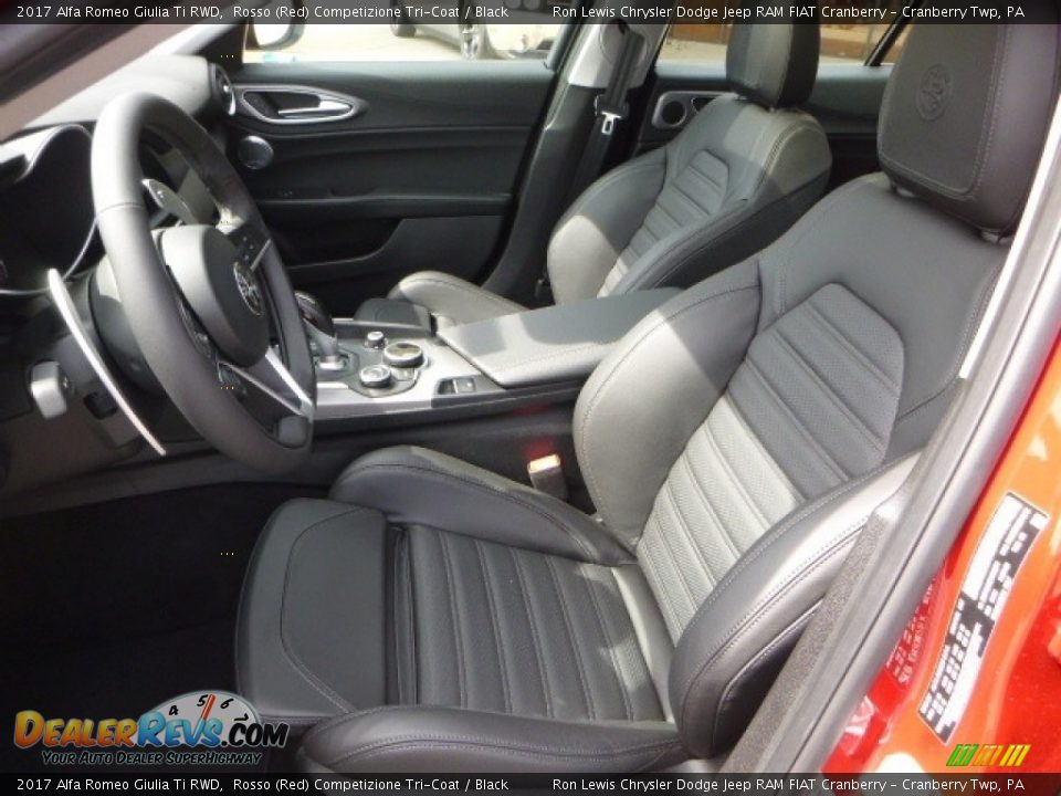 Front Seat of 2017 Alfa Romeo Giulia Ti RWD Photo #20