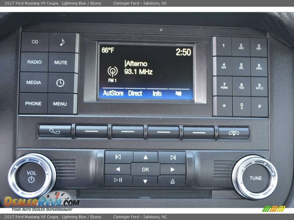 2017 Ford Mustang V6 Coupe Lightning Blue / Ebony Photo #8