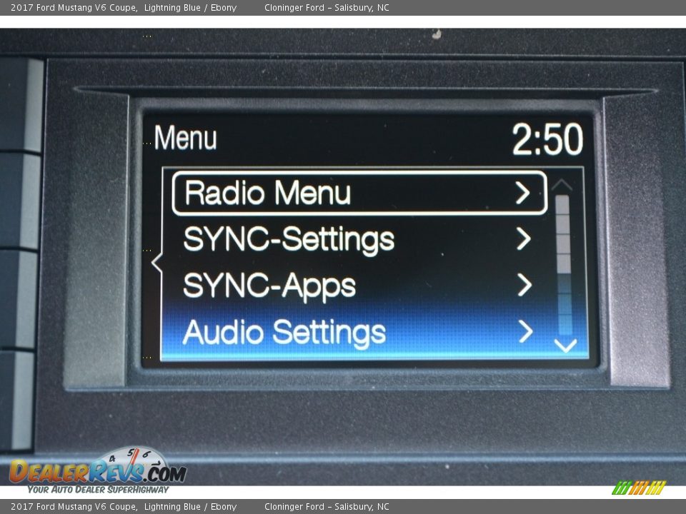 2017 Ford Mustang V6 Coupe Lightning Blue / Ebony Photo #9
