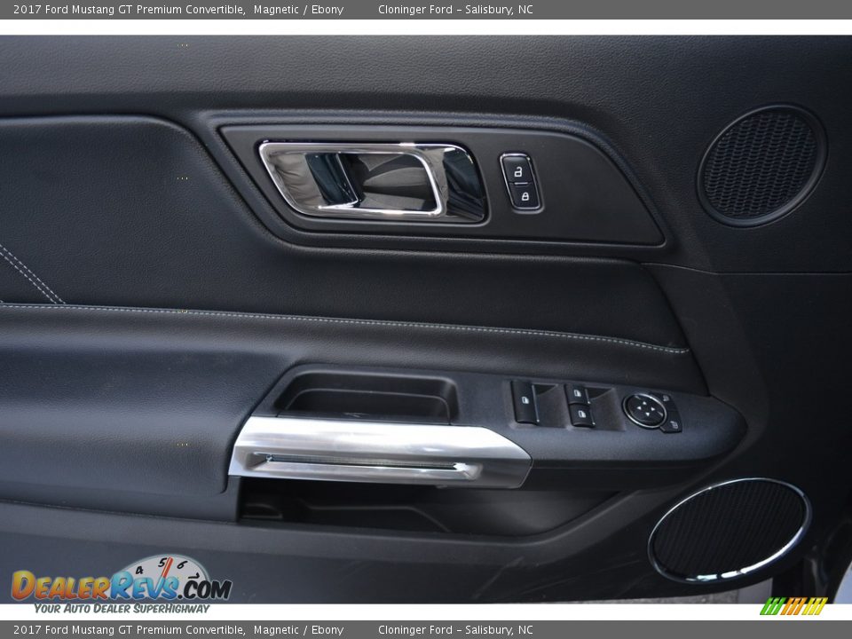 2017 Ford Mustang GT Premium Convertible Magnetic / Ebony Photo #5