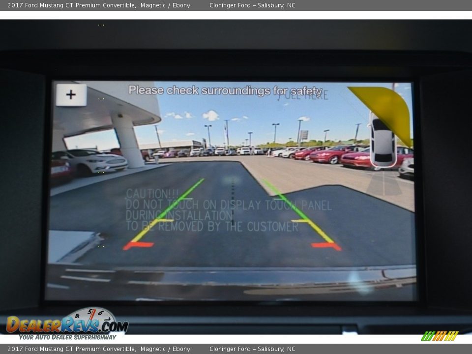 2017 Ford Mustang GT Premium Convertible Magnetic / Ebony Photo #13
