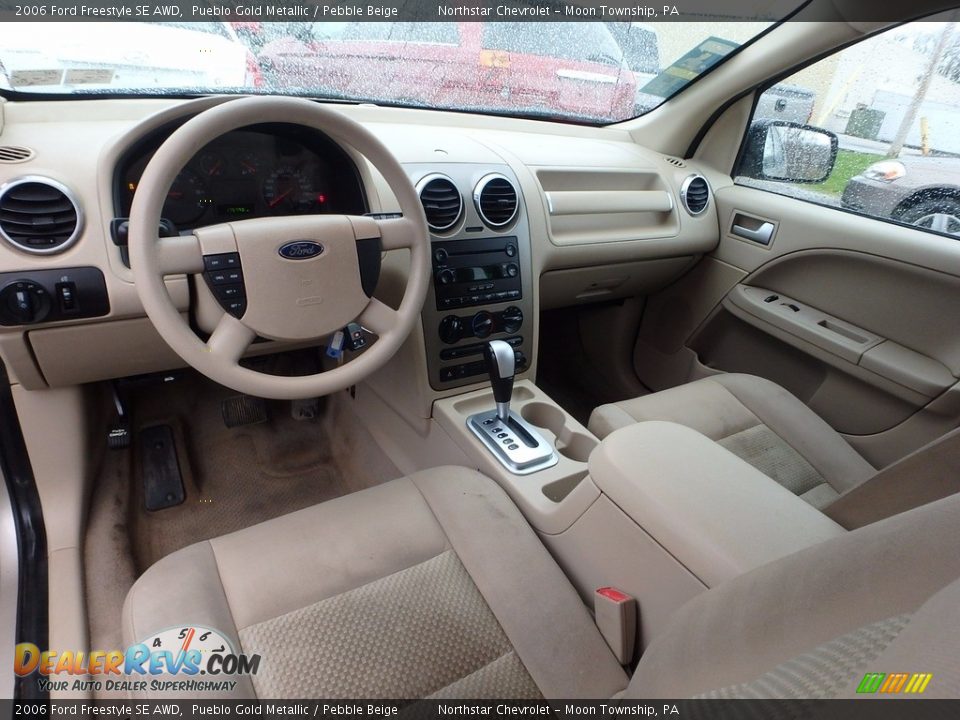 Pebble Beige Interior - 2006 Ford Freestyle SE AWD Photo #11