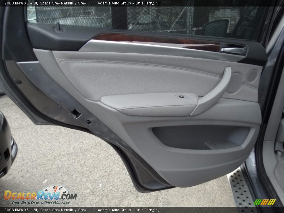 2008 BMW X5 4.8i Space Grey Metallic / Grey Photo #9