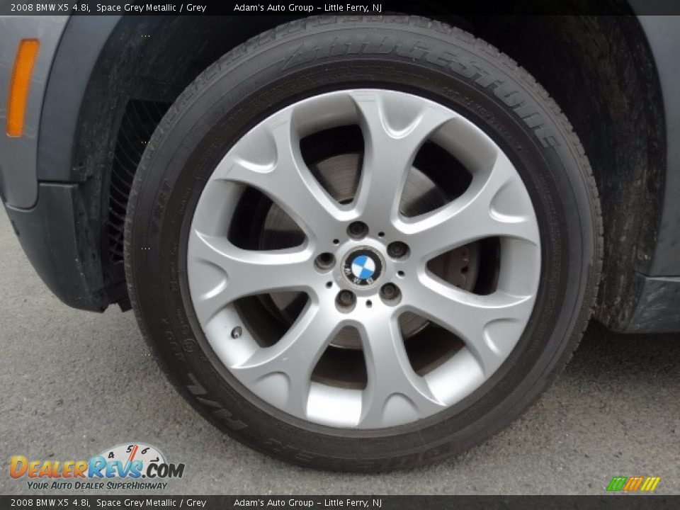 2008 BMW X5 4.8i Space Grey Metallic / Grey Photo #31