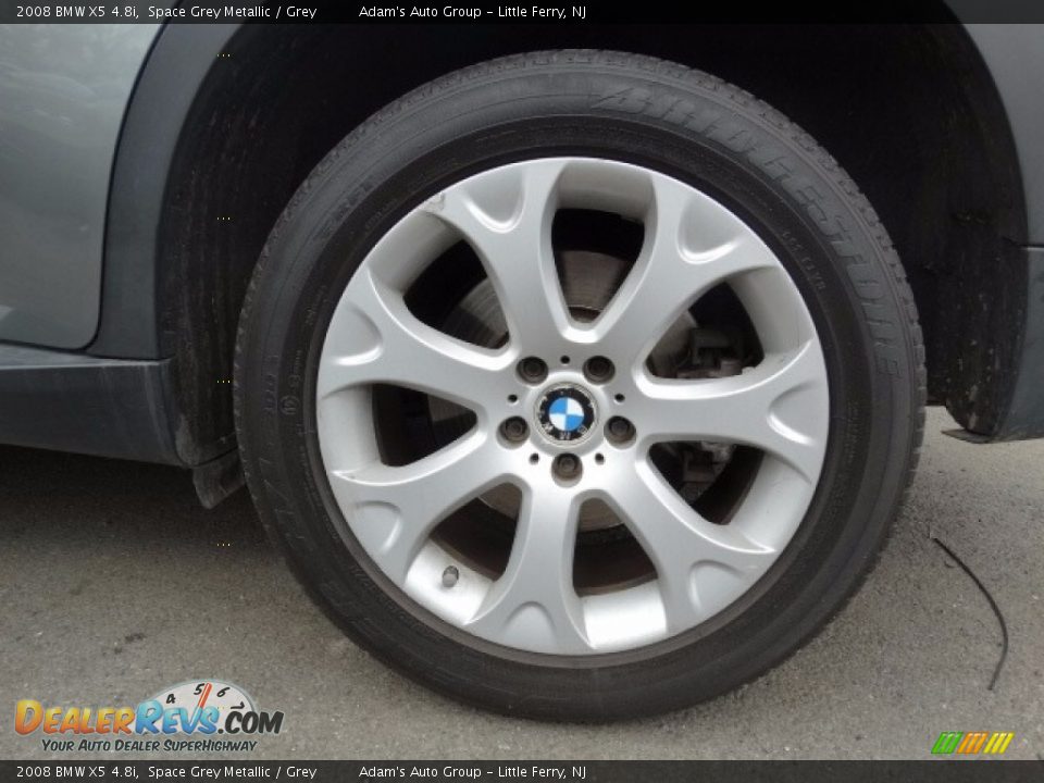 2008 BMW X5 4.8i Space Grey Metallic / Grey Photo #32
