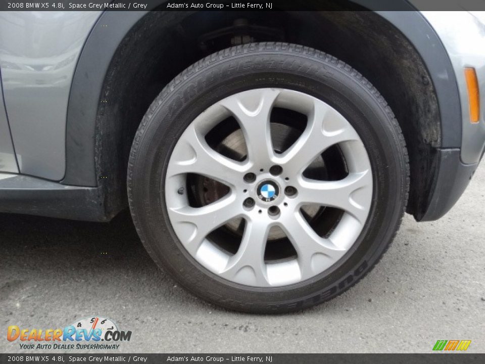 2008 BMW X5 4.8i Space Grey Metallic / Grey Photo #34