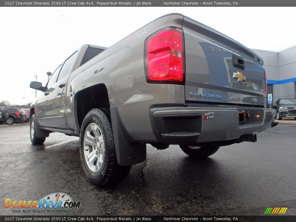 2017 Chevrolet Silverado 1500 LT Crew Cab 4x4 Pepperdust Metallic / Jet Black Photo #5