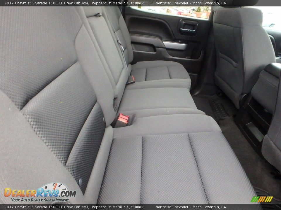 2017 Chevrolet Silverado 1500 LT Crew Cab 4x4 Pepperdust Metallic / Jet Black Photo #17