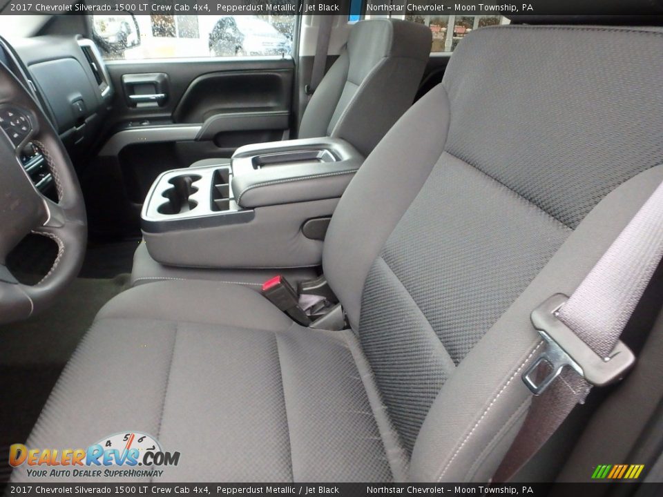 2017 Chevrolet Silverado 1500 LT Crew Cab 4x4 Pepperdust Metallic / Jet Black Photo #21