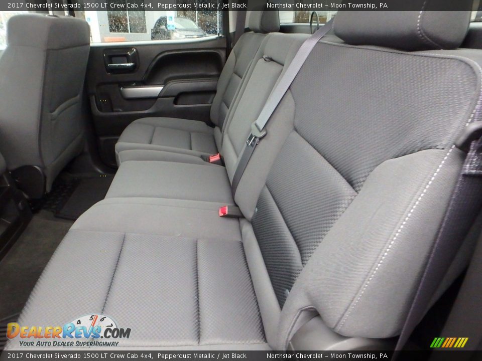 2017 Chevrolet Silverado 1500 LT Crew Cab 4x4 Pepperdust Metallic / Jet Black Photo #22