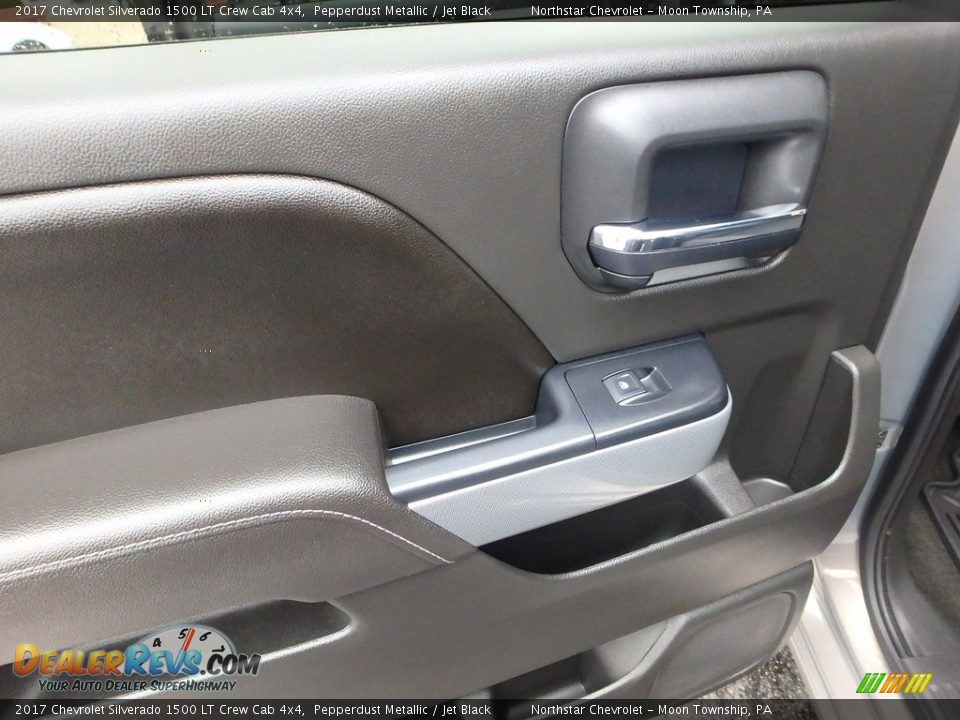 2017 Chevrolet Silverado 1500 LT Crew Cab 4x4 Pepperdust Metallic / Jet Black Photo #24