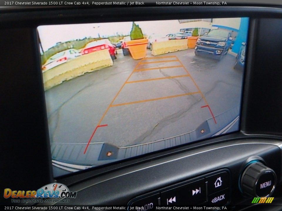2017 Chevrolet Silverado 1500 LT Crew Cab 4x4 Pepperdust Metallic / Jet Black Photo #30