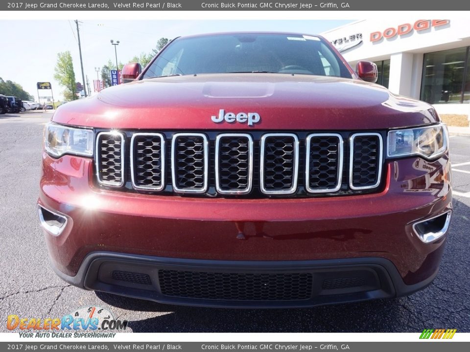 2017 Jeep Grand Cherokee Laredo Velvet Red Pearl / Black Photo #2