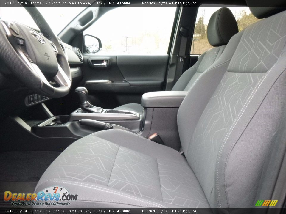 Front Seat of 2017 Toyota Tacoma TRD Sport Double Cab 4x4 Photo #6