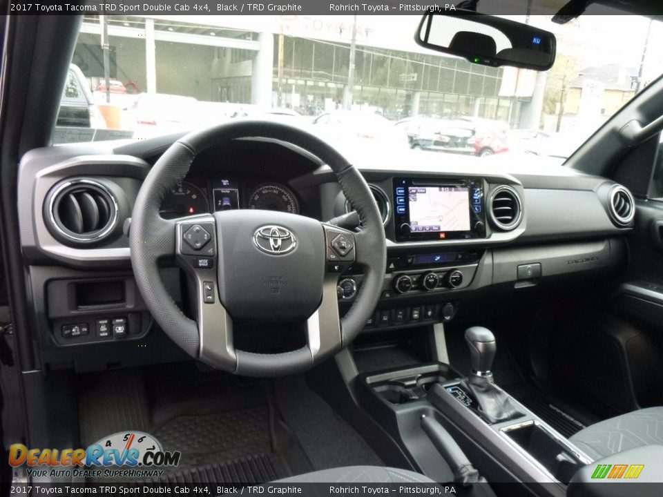 TRD Graphite Interior - 2017 Toyota Tacoma TRD Sport Double Cab 4x4 Photo #8