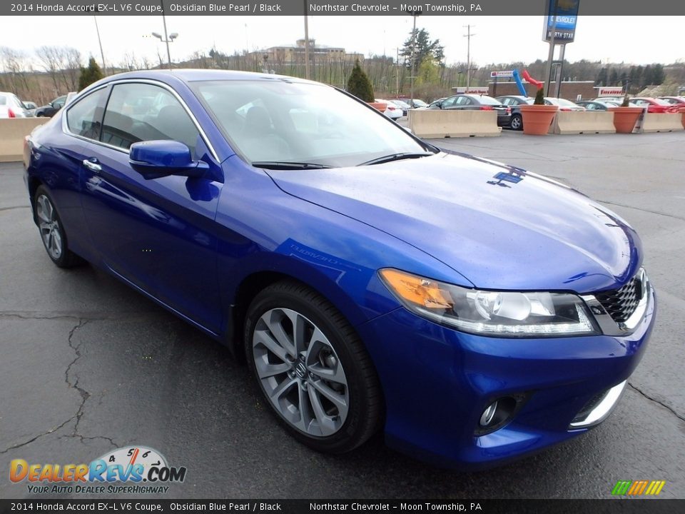 Front 3/4 View of 2014 Honda Accord EX-L V6 Coupe Photo #11