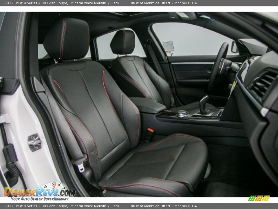 2017 BMW 4 Series 430i Gran Coupe Mineral White Metallic / Black Photo #2