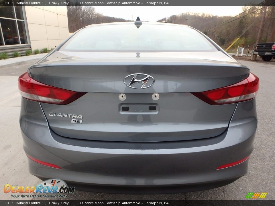 2017 Hyundai Elantra SE Gray / Gray Photo #3