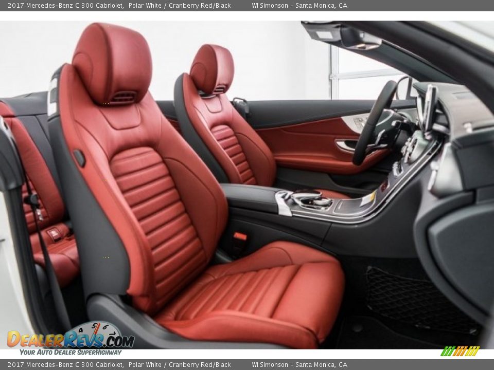 Cranberry Red/Black Interior - 2017 Mercedes-Benz C 300 Cabriolet Photo #2