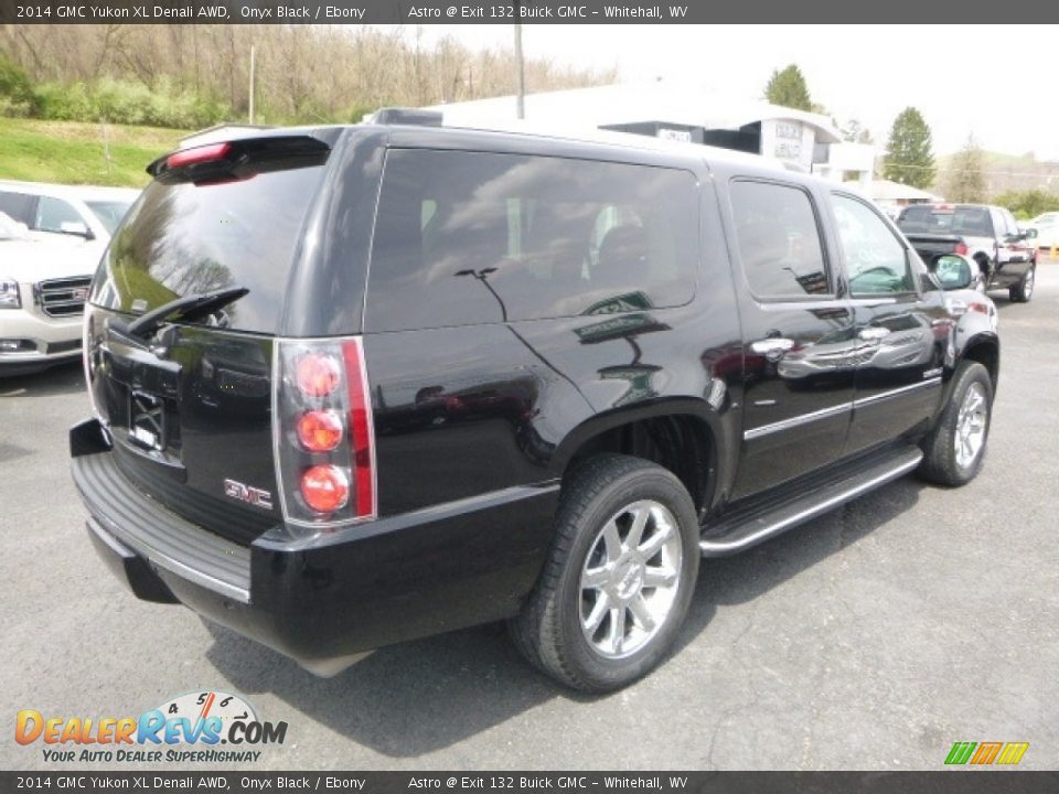2014 GMC Yukon XL Denali AWD Onyx Black / Ebony Photo #5