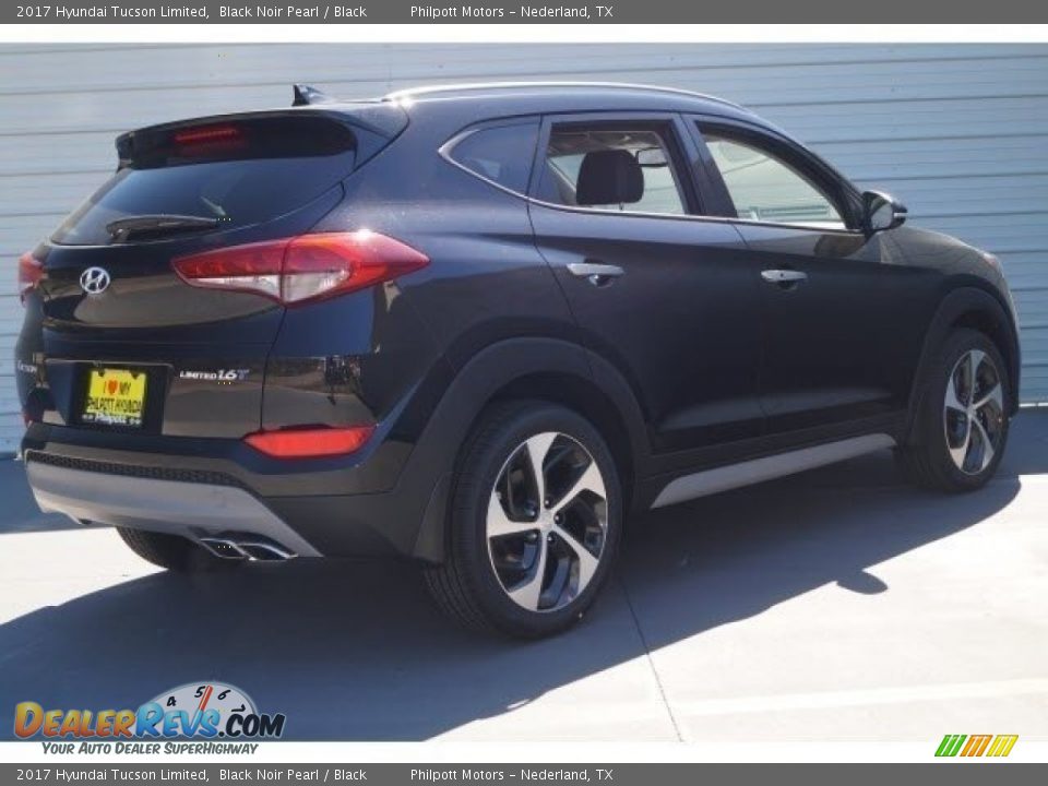 2017 Hyundai Tucson Limited Black Noir Pearl / Black Photo #5